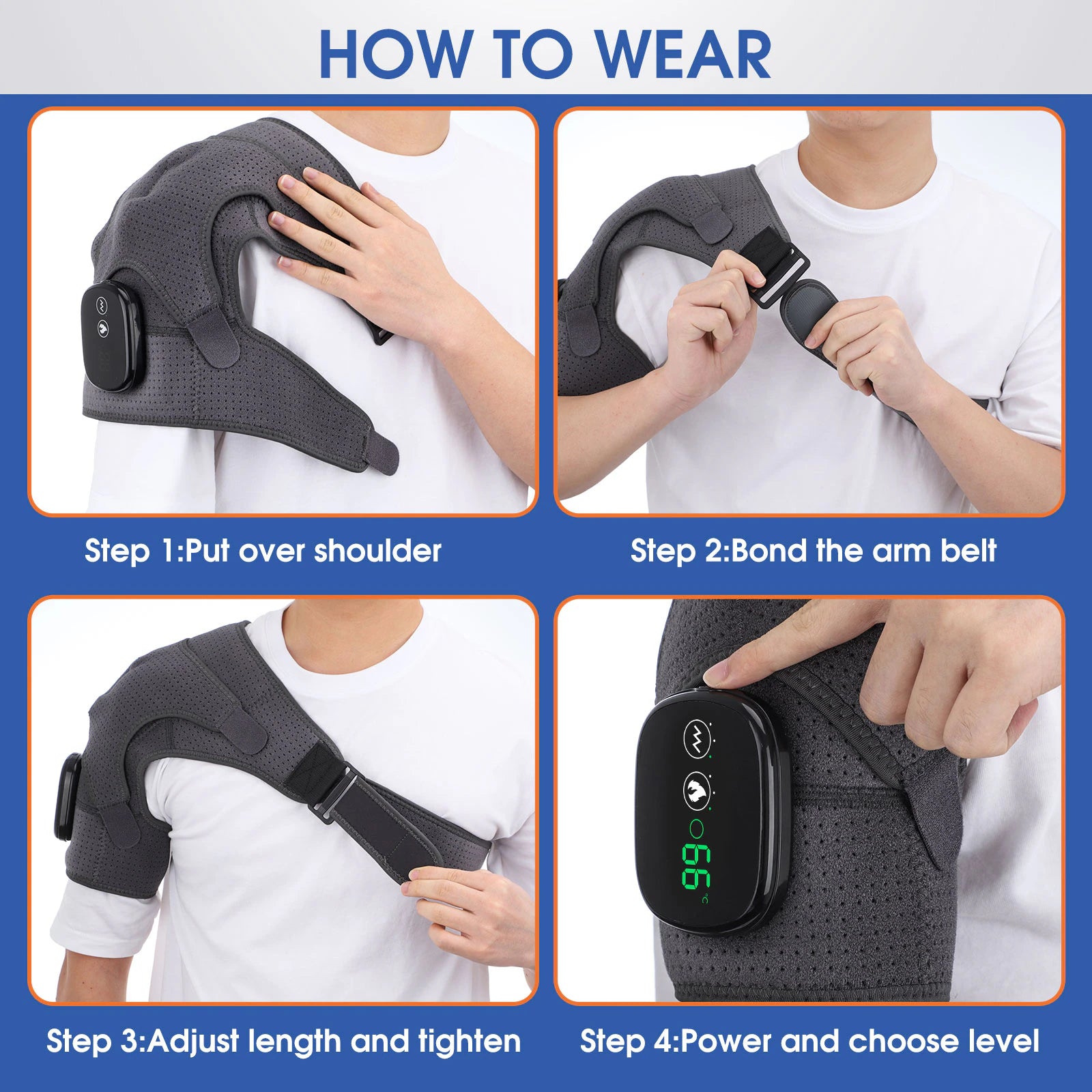 Shoulder Massager Brace Belt | Shoulder Brace Belt | BestSleep
