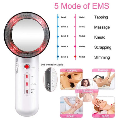 Ultrasonic 3-in-1 Massage Infrared Fat Removal: Skin Care & Therapy