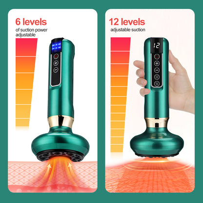 Electric Vacuum Infrared Cupping Massager 