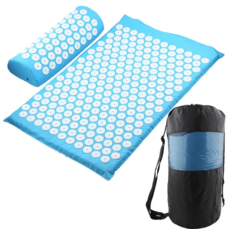 Acupressure Mat for Body Massage Relieve Stress, Back Pain Spike Cushion Yoga Acupuncture