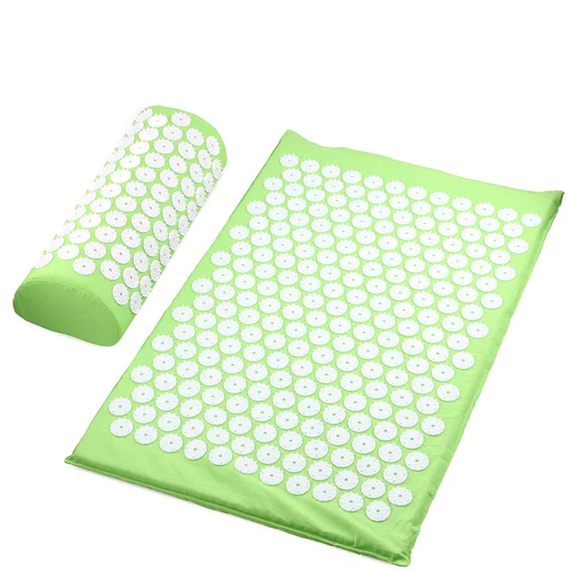 Acupressure Mat for Body Massage Relieve Stress, Back Pain Spike Cushion Yoga Acupuncture